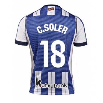 Billige Fotballdrakt Real Sociedad Carlos Soler #18 Replika Hjemmedrakt 2025-26 Kortermet